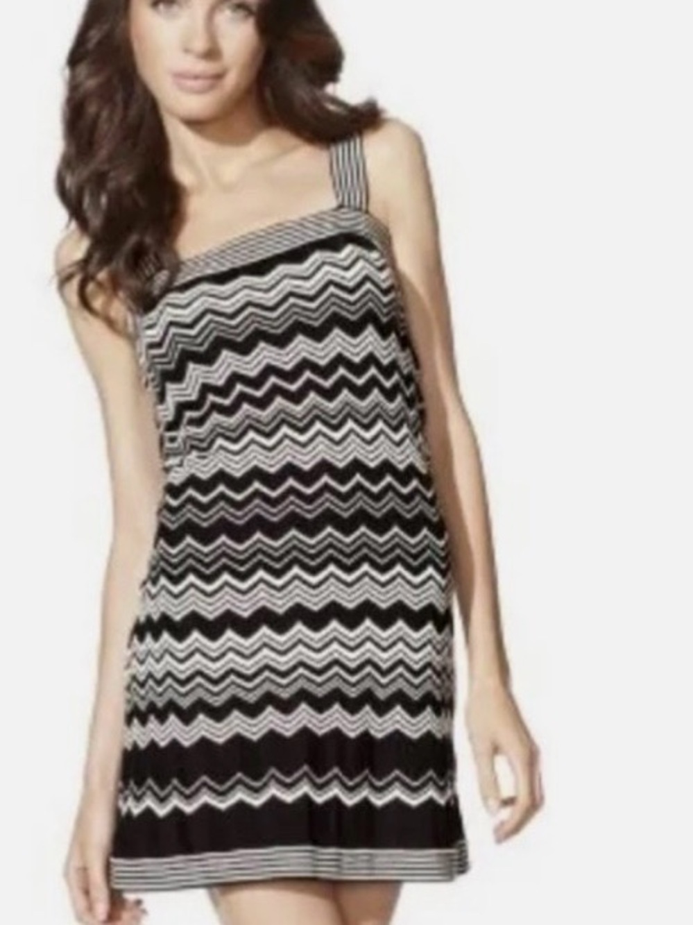 Missoni for target  Black & White Chevron Knit Mini Dress size small